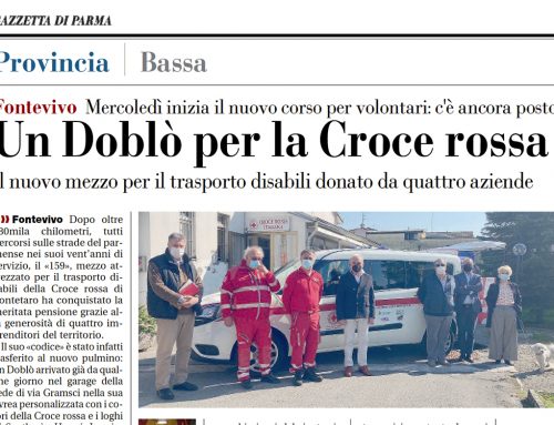 Un Doblò per la Croce rossa di Fontevivo